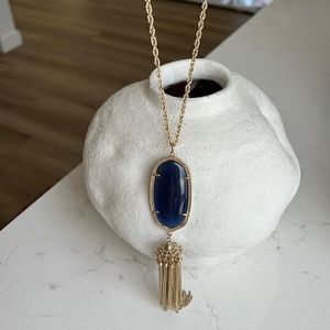 Navy Kendra Scott Rayne Necklace